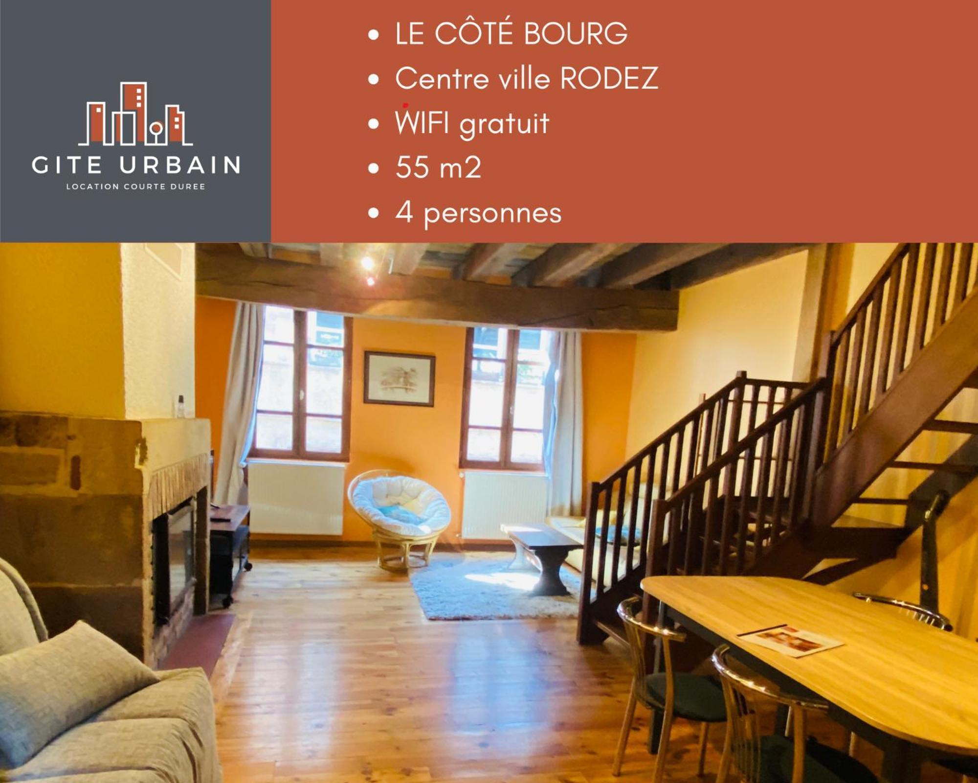 Gite Urbain - Cote Bourg Rodez Exterior foto